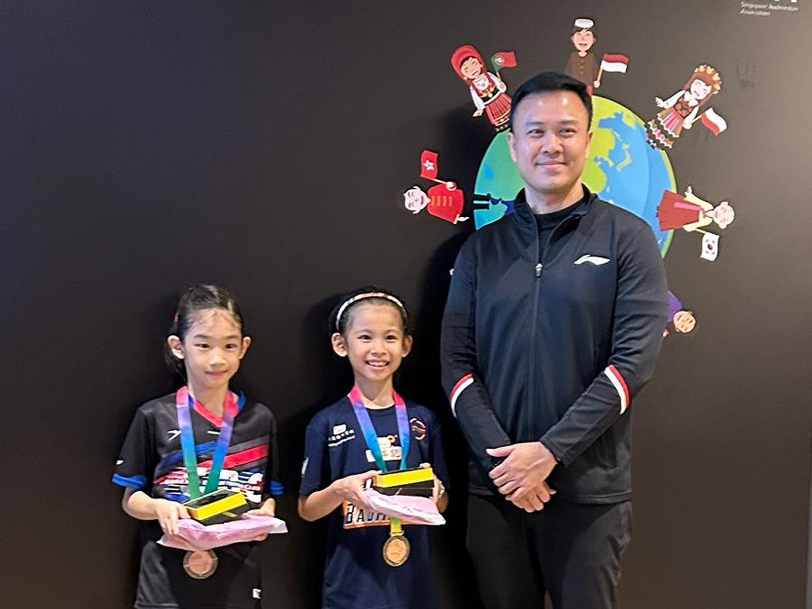 D&J badminton competition moment