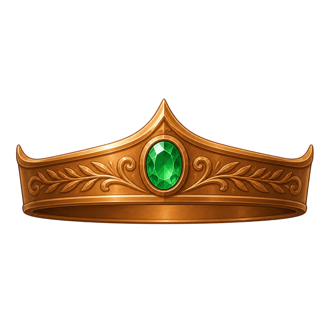 Bronze crown for third place